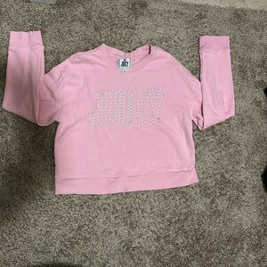 Juicy couture size medium crop sweatshirt